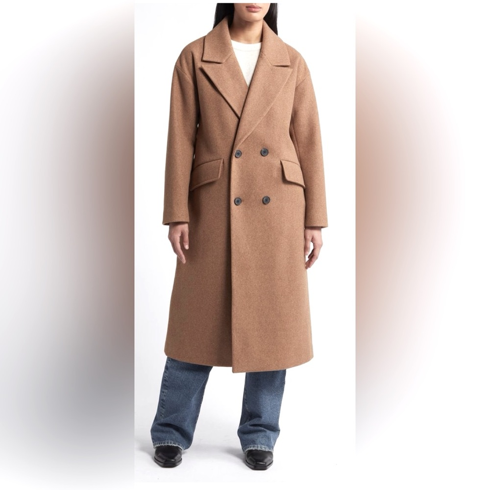 ASOS Camel Lapel Coat